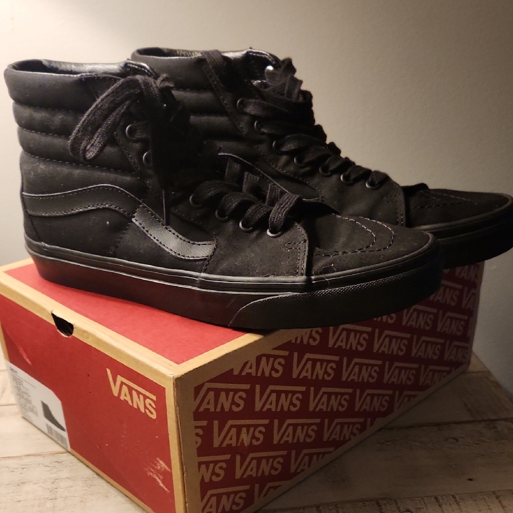 Vans Men's Charcoal High-Top Sneakers